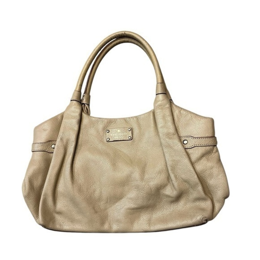 KATE SPADE Berkshire Rd “Baxter” light taupe beige handbag bag purse - Picture 1 of 4